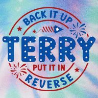 Back It Up Terry Put It In Reverse 4th Of July For Men Women Legacy Tie Dye Trucker Hat