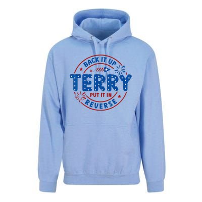 Back It Up Terry Put It In Reverse 4th Of July For Men Women Unisex Surf Hoodie