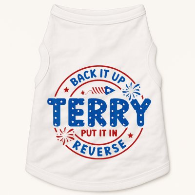 Back It Up Terry Put It In Reverse 4th Of July For Men Women Doggie Tank