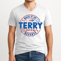 Back It Up Terry Put It In Reverse 4th Of July For Men Women V-Neck T-Shirt