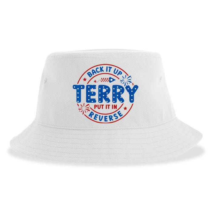 Back It Up Terry Put It In Reverse 4th Of July For Men Women Sustainable Bucket Hat