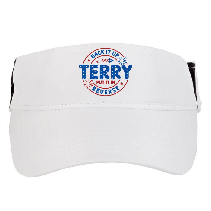 Back It Up Terry Put It In Reverse 4th Of July For Men Women Adult Drive Performance Visor