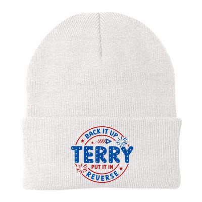 Back It Up Terry Put It In Reverse 4th Of July For Men Women Beanie