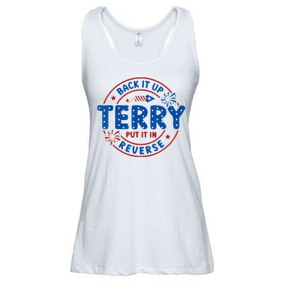 Back It Up Terry Put It In Reverse 4th Of July For Men Women Ladies Essential Flowy Tank