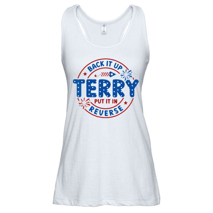 Back It Up Terry Put It In Reverse 4th Of July For Men Women Ladies Essential Flowy Tank