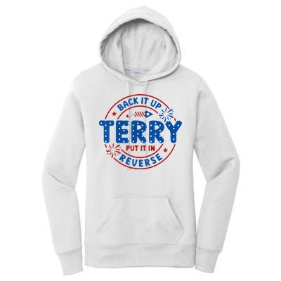 Back It Up Terry Put It In Reverse 4th Of July For Men Women Women's Pullover Hoodie