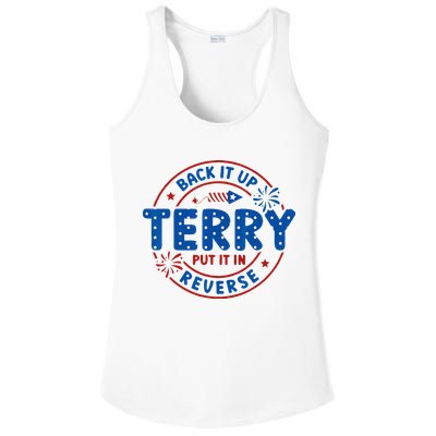 Back It Up Terry Put It In Reverse 4th Of July For Men Women Ladies PosiCharge Competitor Racerback Tank