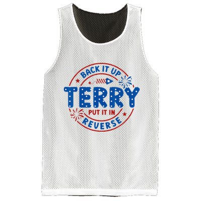 Back It Up Terry Put It In Reverse 4th Of July For Men Women Mesh Reversible Basketball Jersey Tank