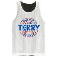 Back It Up Terry Put It In Reverse 4th Of July For Men Women Mesh Reversible Basketball Jersey Tank