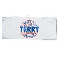 Back It Up Terry Put It In Reverse 4th Of July For Men Women Large Microfiber Waffle Golf Towel