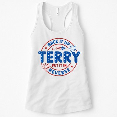 Back It Up Terry Put It In Reverse 4th Of July For Men Women Womens Tank Top
