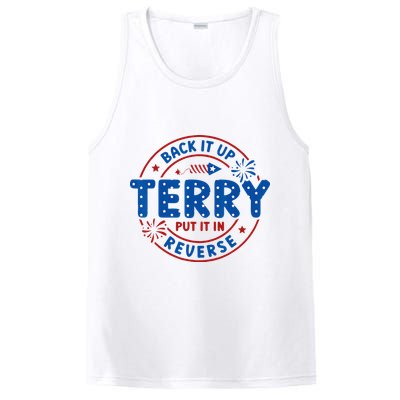 Back It Up Terry Put It In Reverse 4th Of July For Men Women PosiCharge Competitor Tank