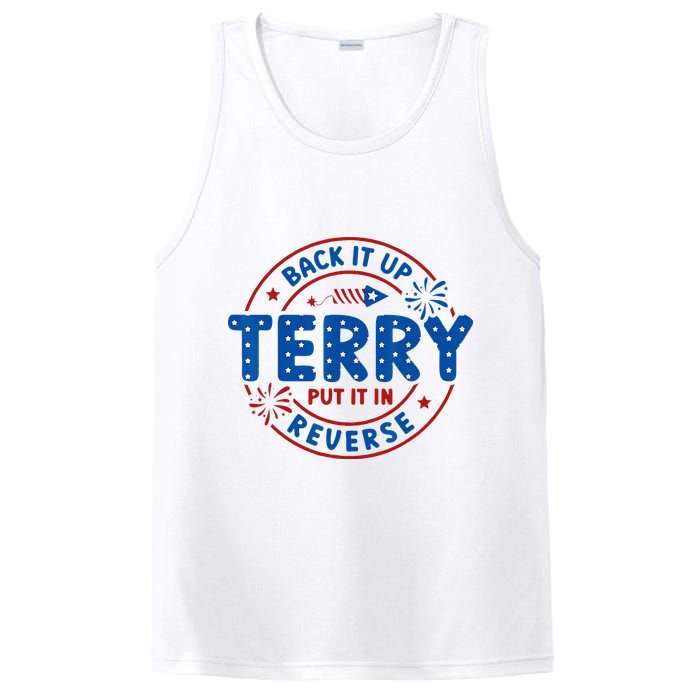 Back It Up Terry Put It In Reverse 4th Of July For Men Women PosiCharge Competitor Tank