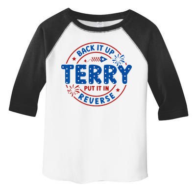 Back It Up Terry Put It In Reverse 4th Of July For Men Women Toddler Fine Jersey T-Shirt