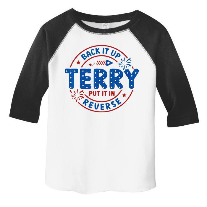Back It Up Terry Put It In Reverse 4th Of July For Men Women Toddler Fine Jersey T-Shirt