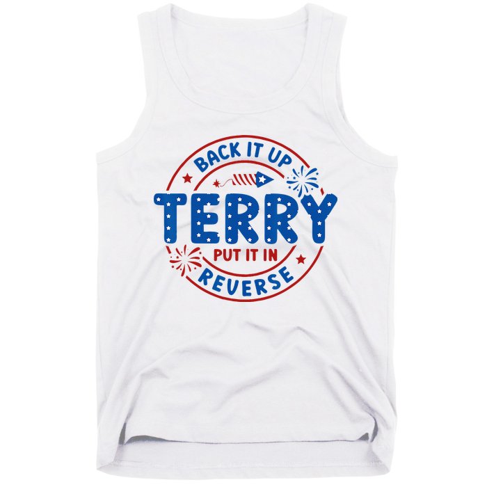 Back It Up Terry Put It In Reverse 4th Of July For Men Women Tank Top