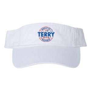 Back It Up Terry Put It In Reverse 4th Of July For Men Women Valucap Bio-Washed Visor