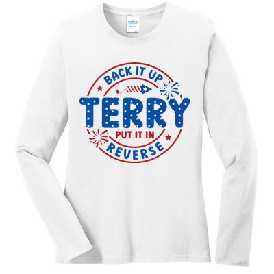 Back It Up Terry Put It In Reverse 4th Of July For Men Women Ladies Long Sleeve Shirt