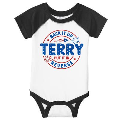 Back It Up Terry Put It In Reverse 4th Of July For Men Women Infant Baby Jersey Bodysuit