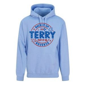 Back It Up Terry Put It In Reverse 4th Of July Unisex Surf Hoodie