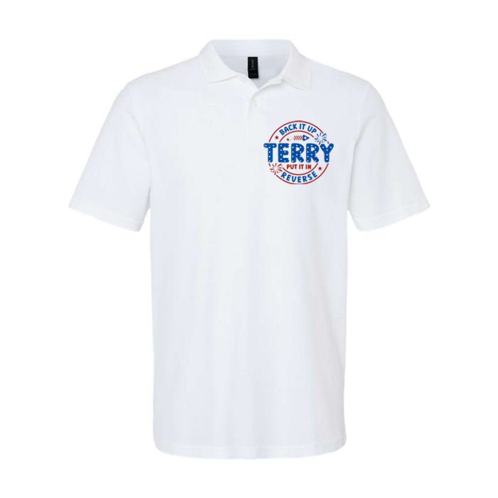 Back It Up Terry Put It In Reverse 4th Of July Softstyle Adult Sport Polo