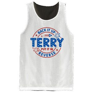 Back It Up Terry Put It In Reverse 4th Of July Mesh Reversible Basketball Jersey Tank