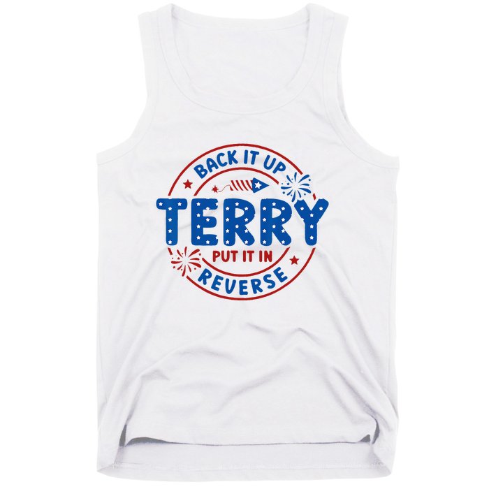 Back It Up Terry Put It In Reverse 4th Of July Tank Top