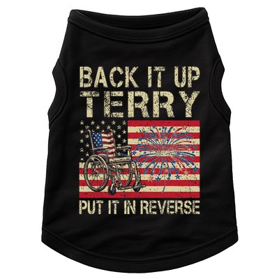Back It Up Terry Put It In Reverse Firework Usa 4th Of July Doggie Tank