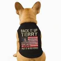 Back It Up Terry Put It In Reverse Firework Usa 4th Of July Doggie Tank