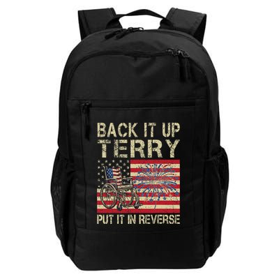 Back It Up Terry Put It In Reverse Firework Usa 4th Of July Backpack