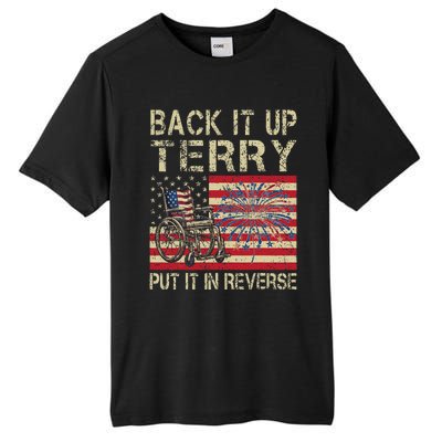 Back It Up Terry Put It In Reverse Firework Usa 4th Of July Tall Fusion ChromaSoft Performance T-Shirt