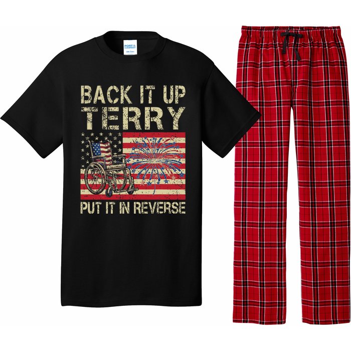 Back It Up Terry Put It In Reverse Firework Usa 4th Of July Pajama Set