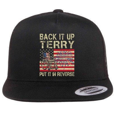 Back It Up Terry Put It In Reverse Firework Usa 4th Of July Flatbill Hat