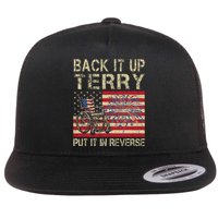 Back It Up Terry Put It In Reverse Firework Usa 4th Of July Flat Bill Trucker Hat