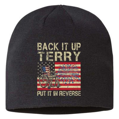 Back It Up Terry Put It In Reverse Firework Usa 4th Of July Sustainable Beanie