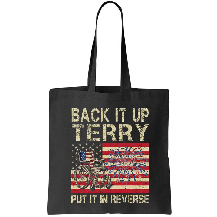 Back It Up Terry Put It In Reverse Firework Usa 4th Of July Bag