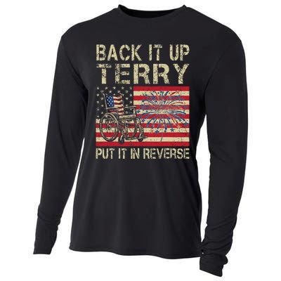 Back It Up Terry Put It In Reverse Firework Usa 4th Of July Cooling Performance Long Sleeve Crew