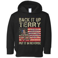 Back It Up Terry Put It In Reverse Firework Usa 4th Of July Toddler Hoodie