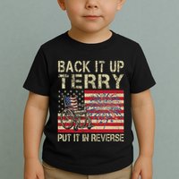 Back It Up Terry Put It In Reverse Firework Usa 4th Of July Toddler T-Shirt