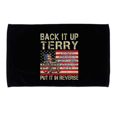 Back It Up Terry Put It In Reverse Firework Usa 4th Of July Microfiber Hand Towel