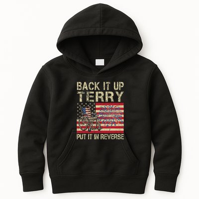 Back It Up Terry Put It In Reverse Firework Usa 4th Of July Kids Hoodie