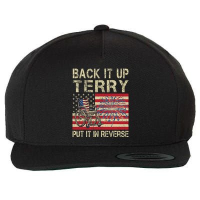 Back It Up Terry Put It In Reverse Firework Usa 4th Of July Wool Snapback Cap