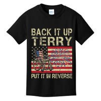 Back It Up Terry Put It In Reverse Firework Usa 4th Of July Kids T-Shirt