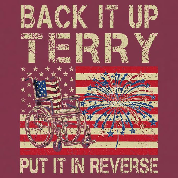 Back It Up Terry Put It In Reverse Firework Usa 4th Of July 16oz Travel Tumbler