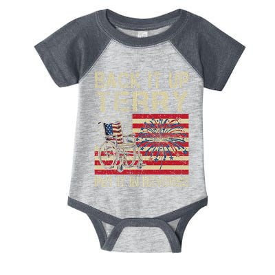 Back It Up Terry Put It In Reverse Firework Usa 4th Of July Infant Baby Jersey Bodysuit