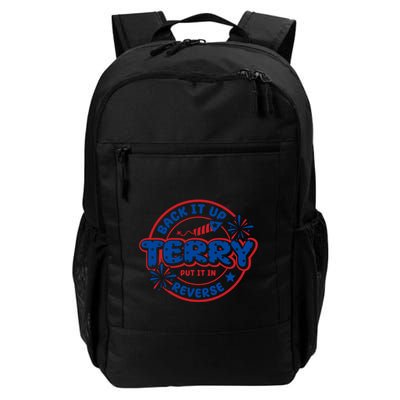 Back It Up Terry Put It In Reverse 4th Of July Fireworks Backpack