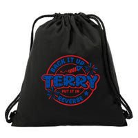Back It Up Terry Put It In Reverse 4th Of July Fireworks Drawstring Bag