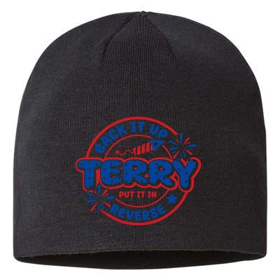 Back It Up Terry Put It In Reverse 4th Of July Fireworks Sustainable Beanie