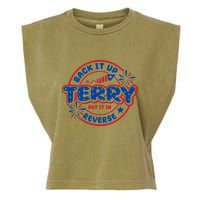 Back It Up Terry Put It In Reverse 4th Of July Fireworks Garment-Dyed Women's Muscle Tee