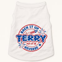 Back It Up Terry Put It In Reverse 4th Of July Fireworks Doggie Tank